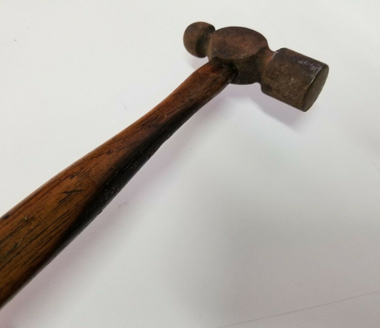 Antique Ball Peen Hammer 9oz With Handle 10.5 Blacksmith Country