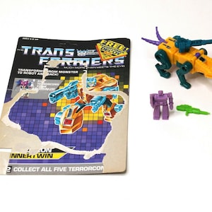 Vintage Transformers G1 TERRORCON SINNERTWIN 1987 Hasbro 80&#39;s toys