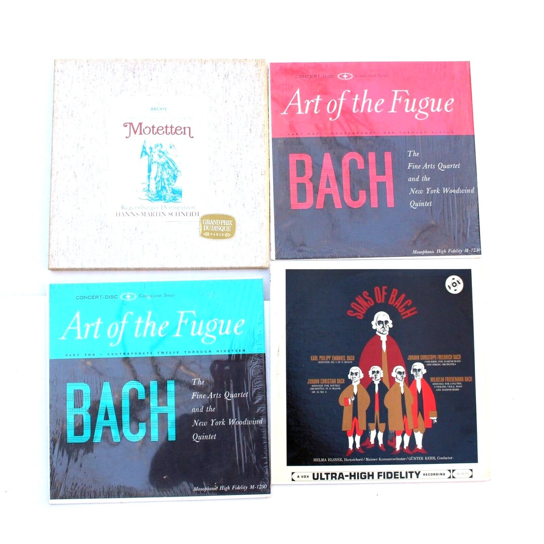 Classical Music Record Bundle Sons of BACH art of the Etsy