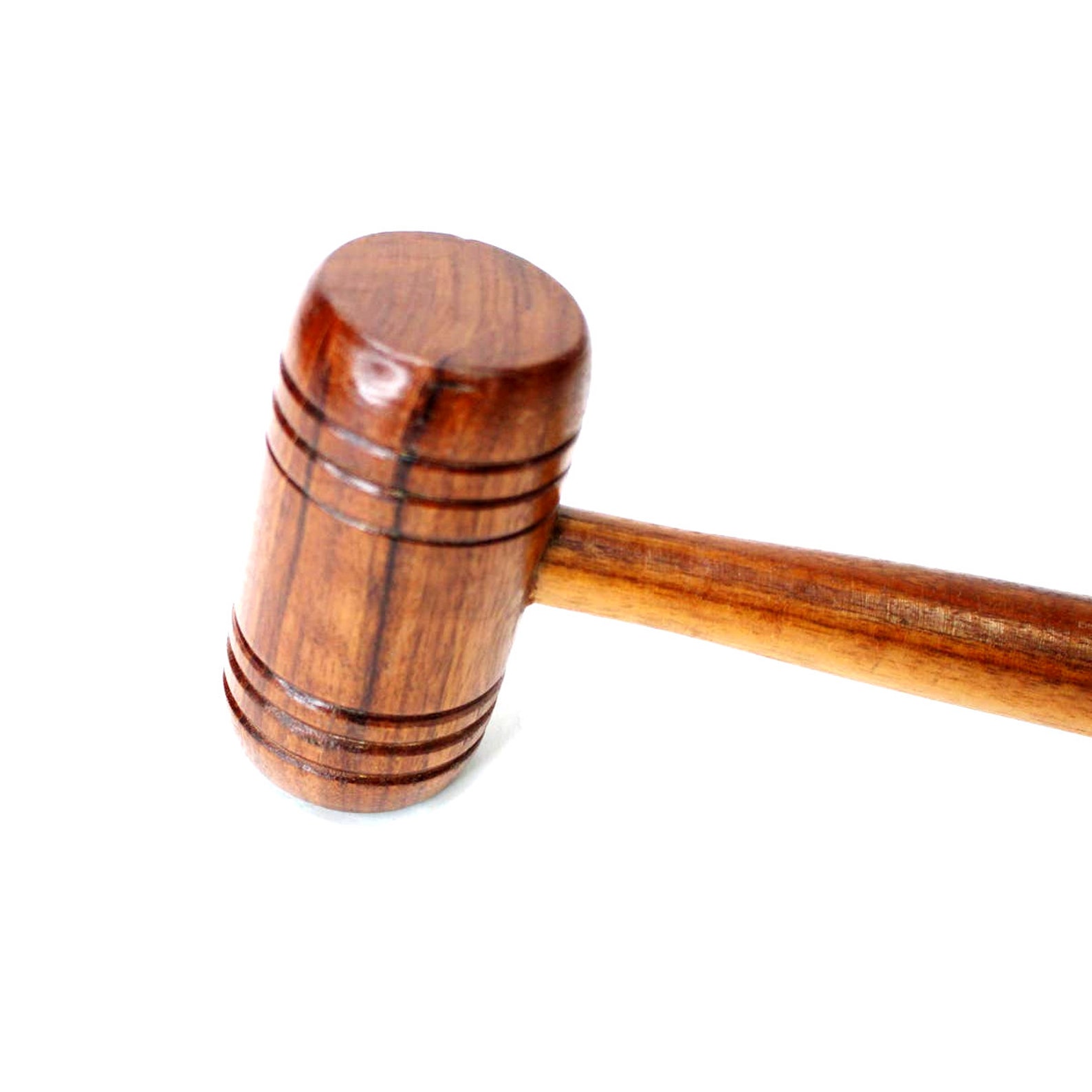 Vintage Gavel Turned Oak Wood 10.5 Judge Law Mallet Etsy