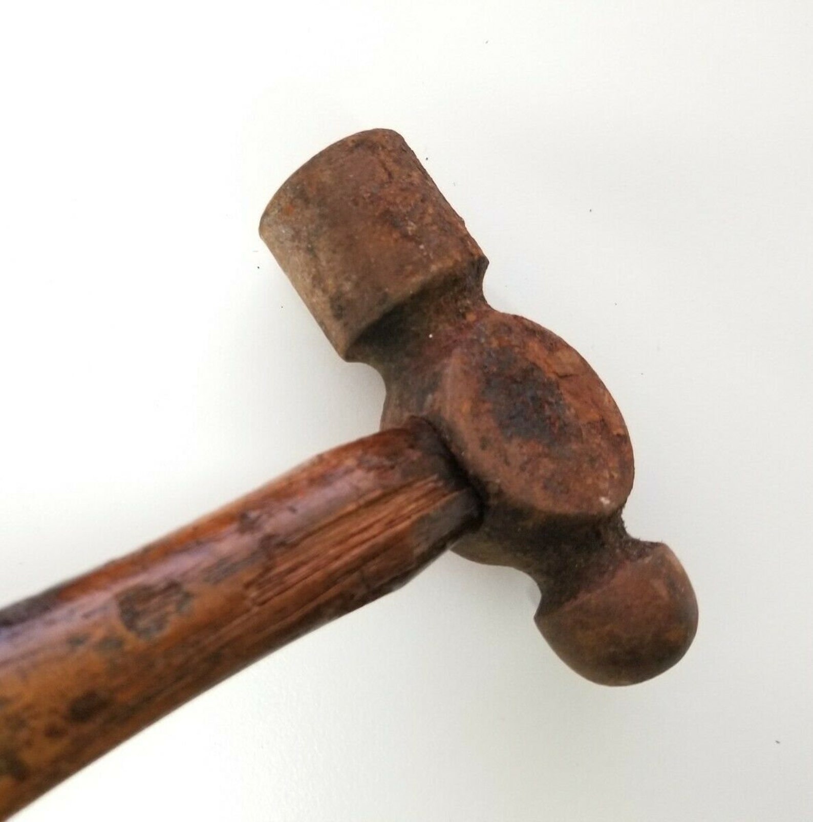 Antique Ball Peen Hammer 9oz With Handle 10.5 Blacksmith Country