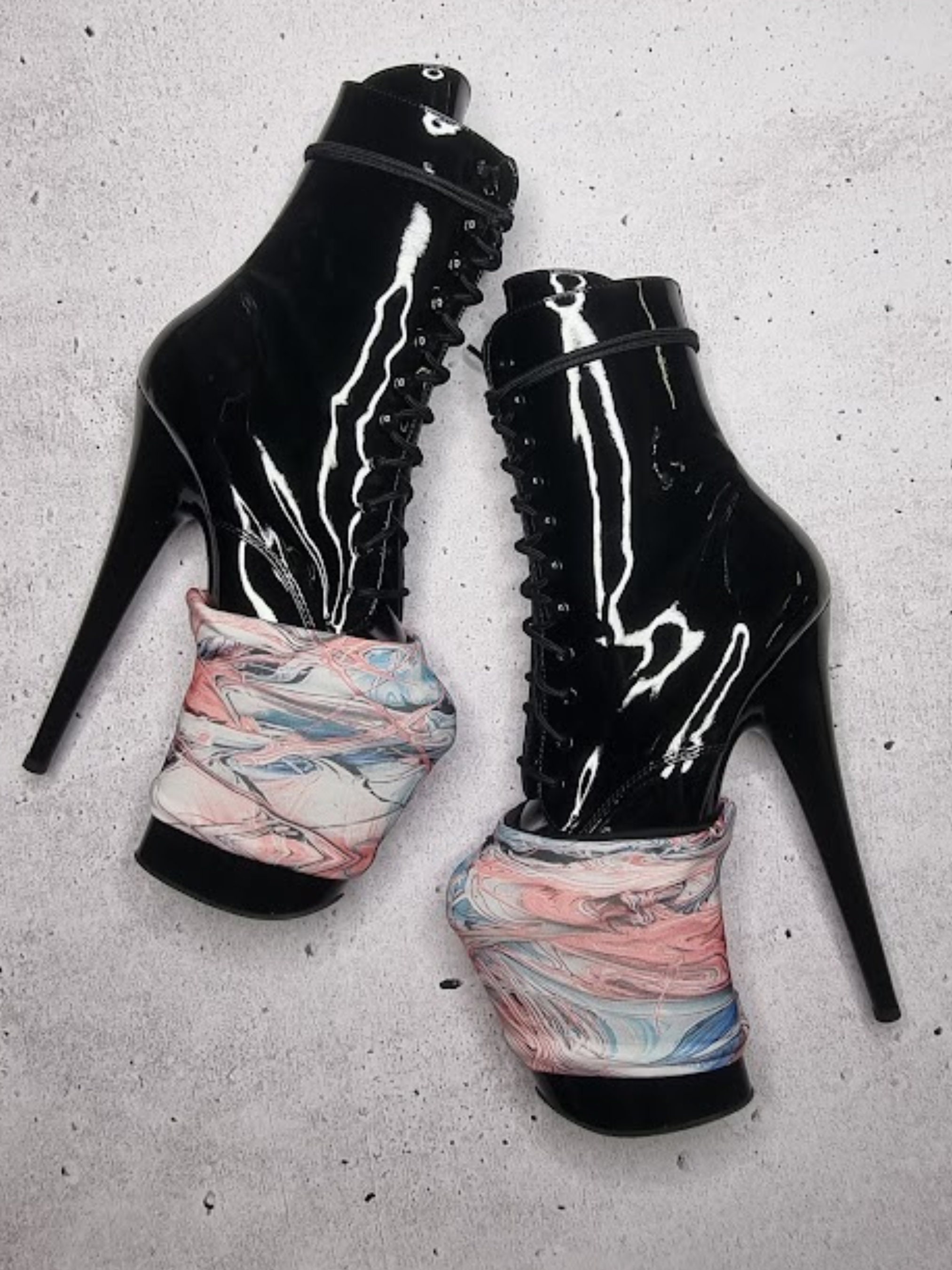 CHARLIE PLATFORM PROTECTORS - Pleaser Pole Shoe Covers Exotic Stripper Pole Dance