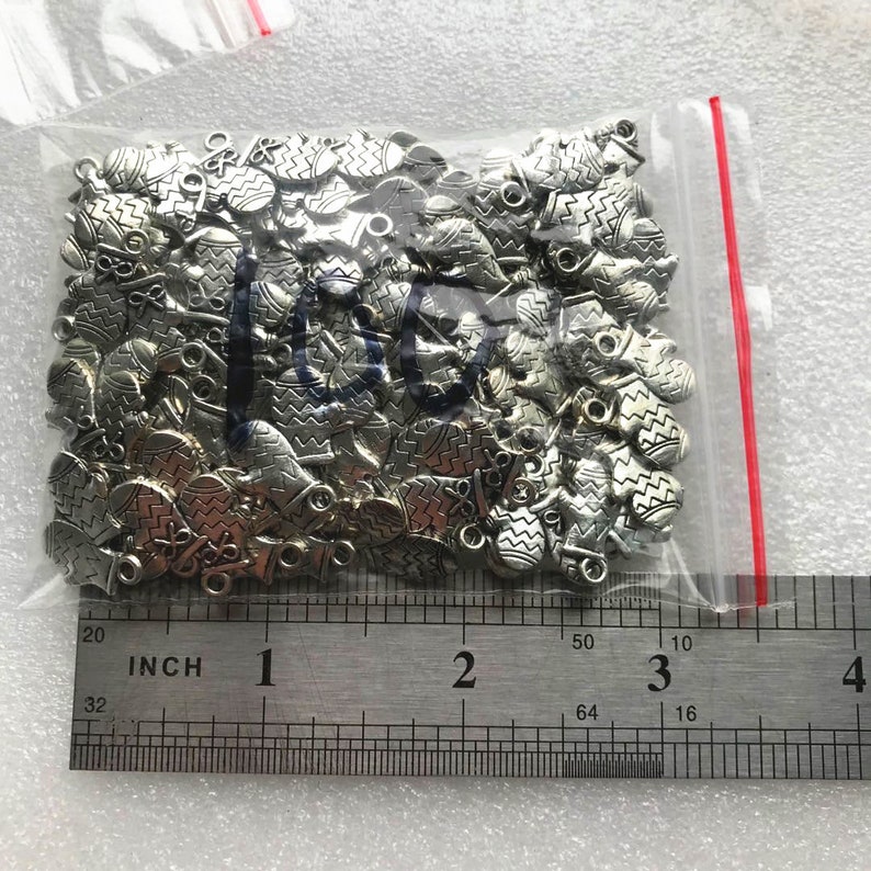 100pcs Clearance Sale 040901 Old Stock Antique Silver Charms, DIY Jewelry Pendants Gloves Charms for Bracelet