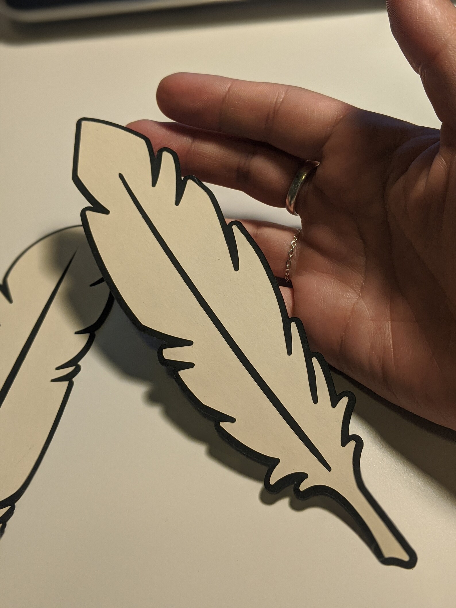 Feather Bookmarks Etsy