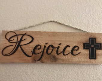 Handmade Inspirational Carved Wall Decor Sayings Laser Engraved with Personalization