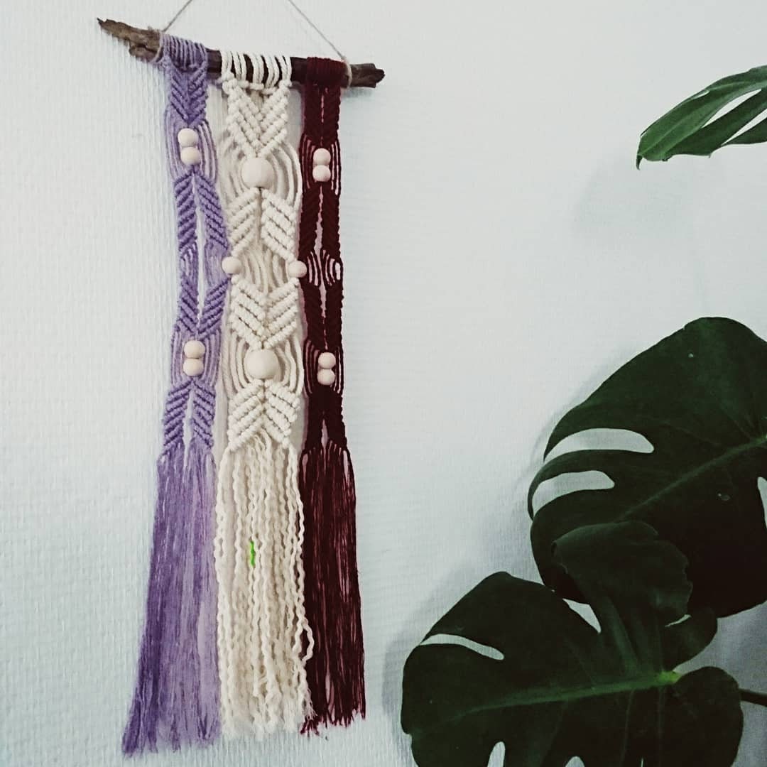 Sariá Suspension Murale en Macramé