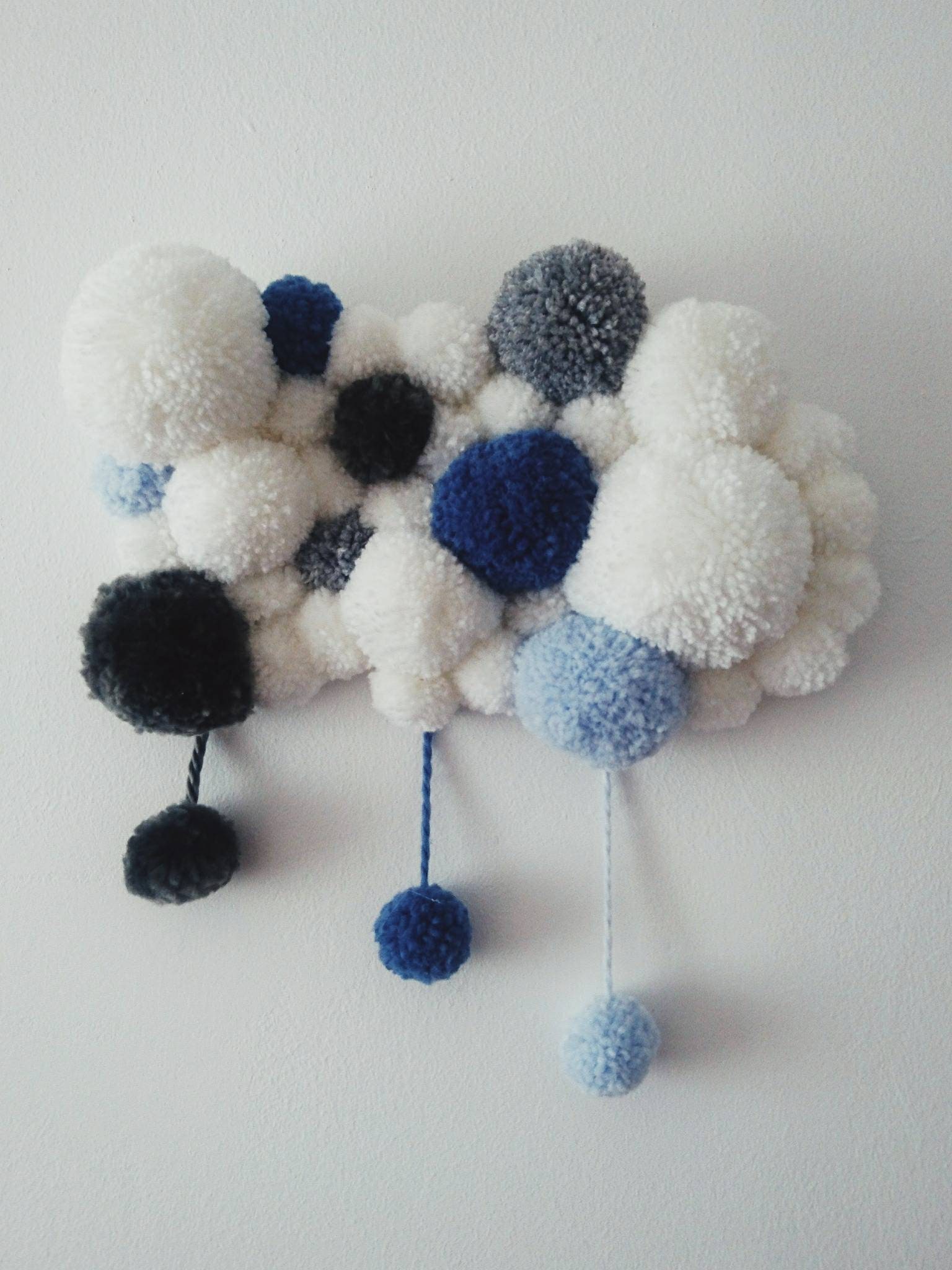 Nuage Pompons Chambre Enfant Bébé