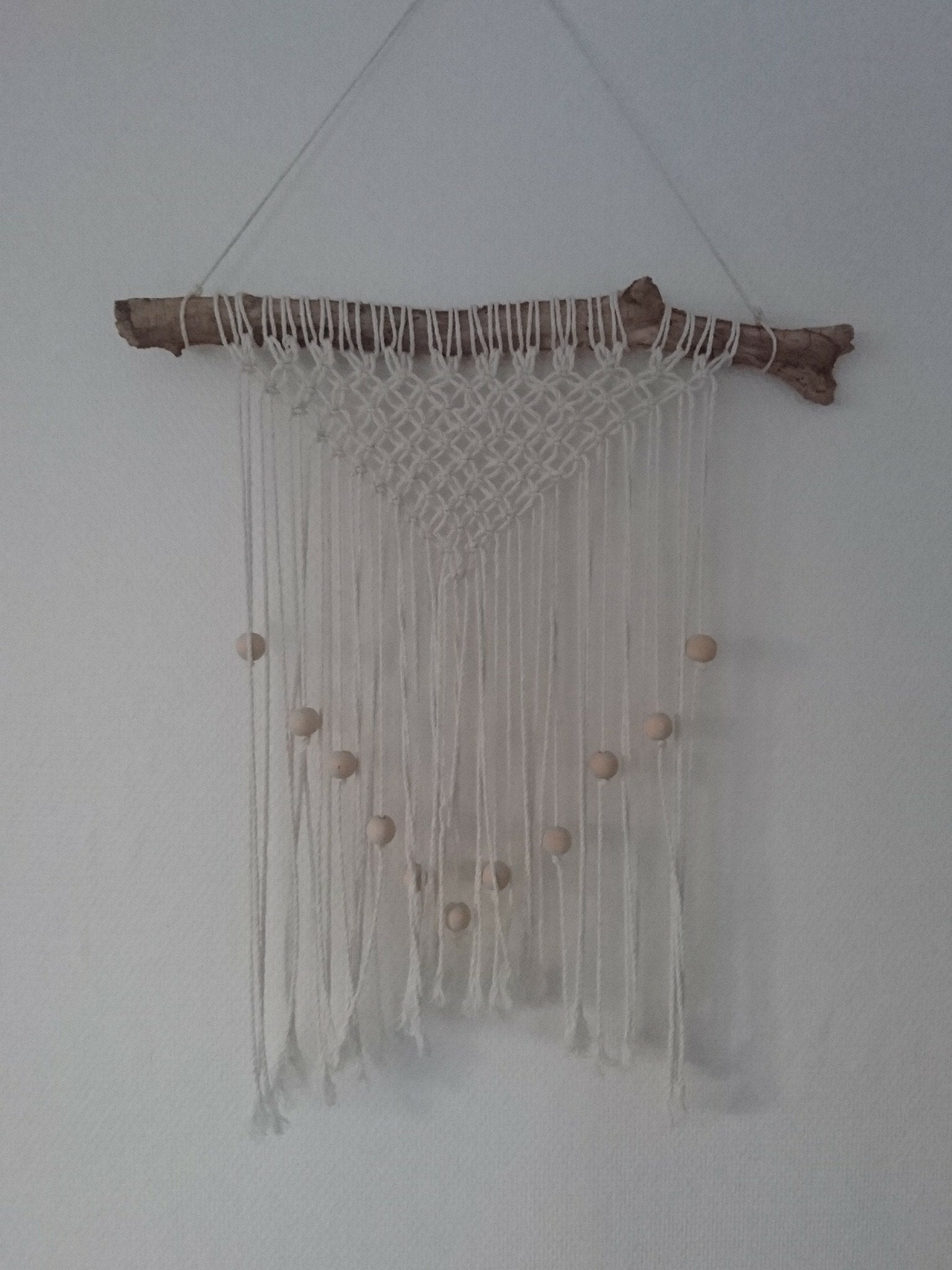 Pr??a Suspension Murale en Macramé