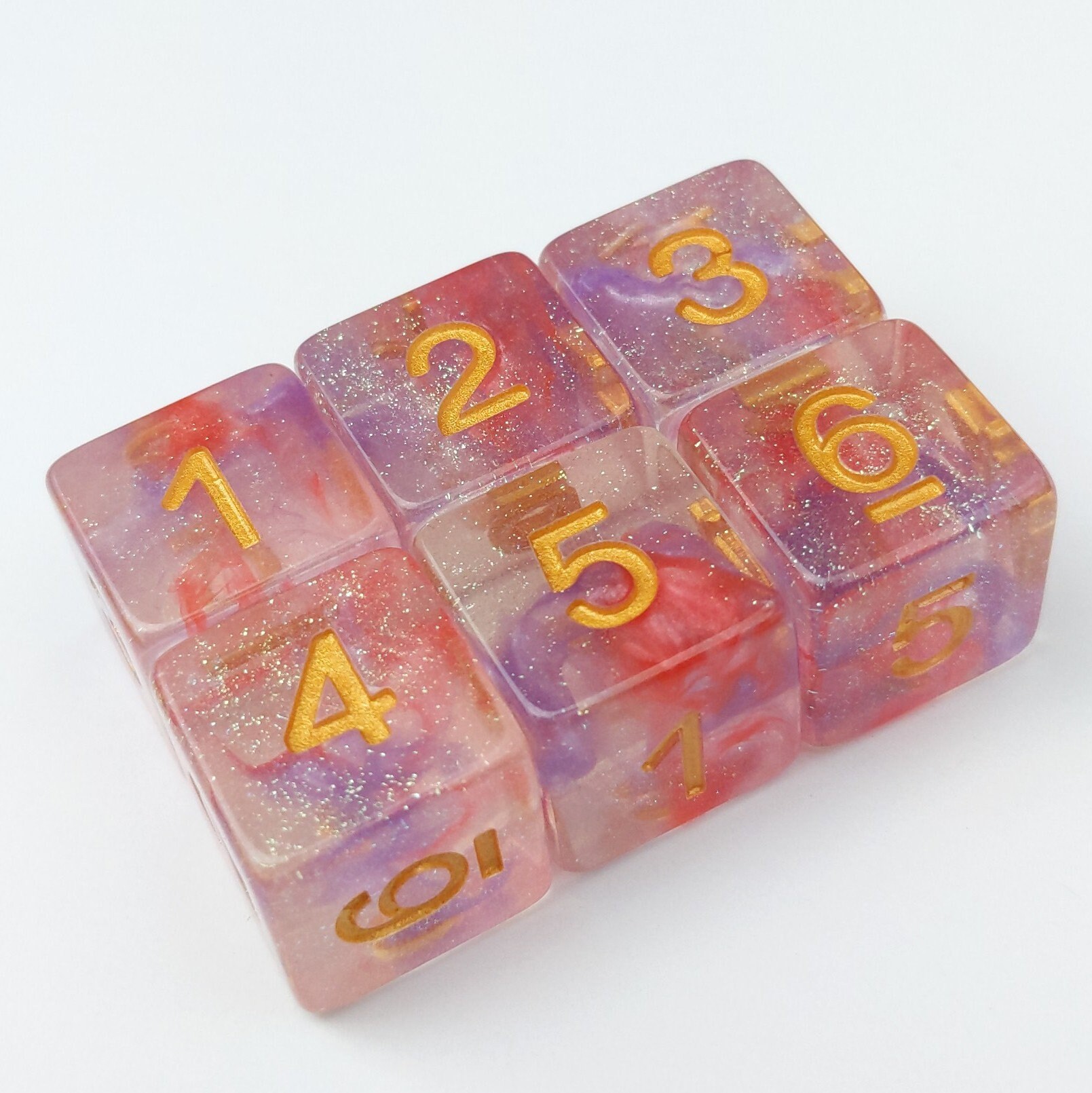 Fuchsia D6 Dice Set Six Sided Dice D&D Dice Dungeons and Etsy