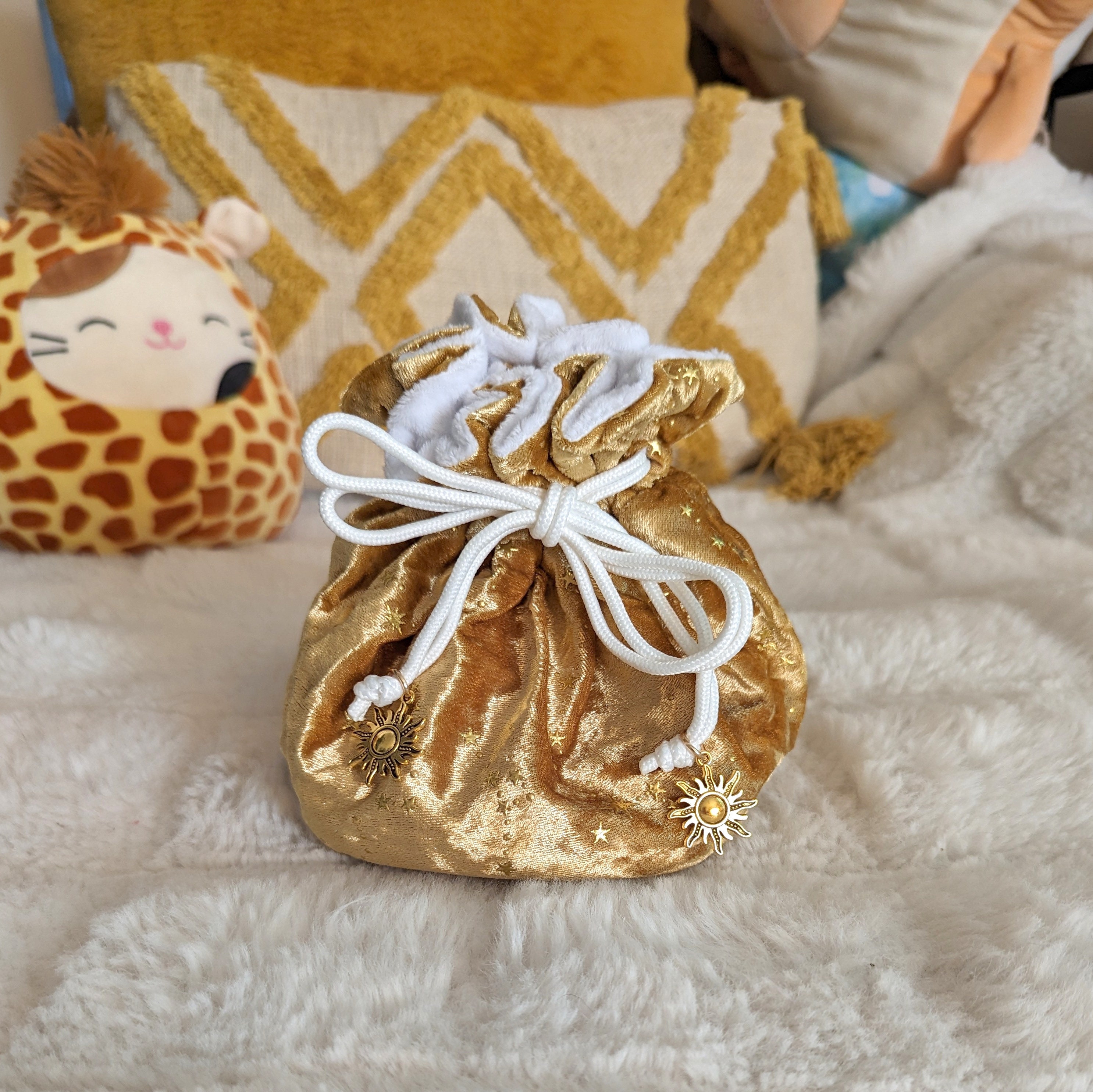 Starry Velvet Dice Bag