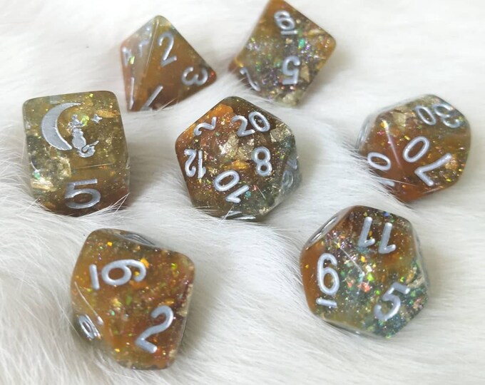 Sulfur Pool Dnd Dice Set Polyhedral Dice D&D Dice Dungeons Etsy