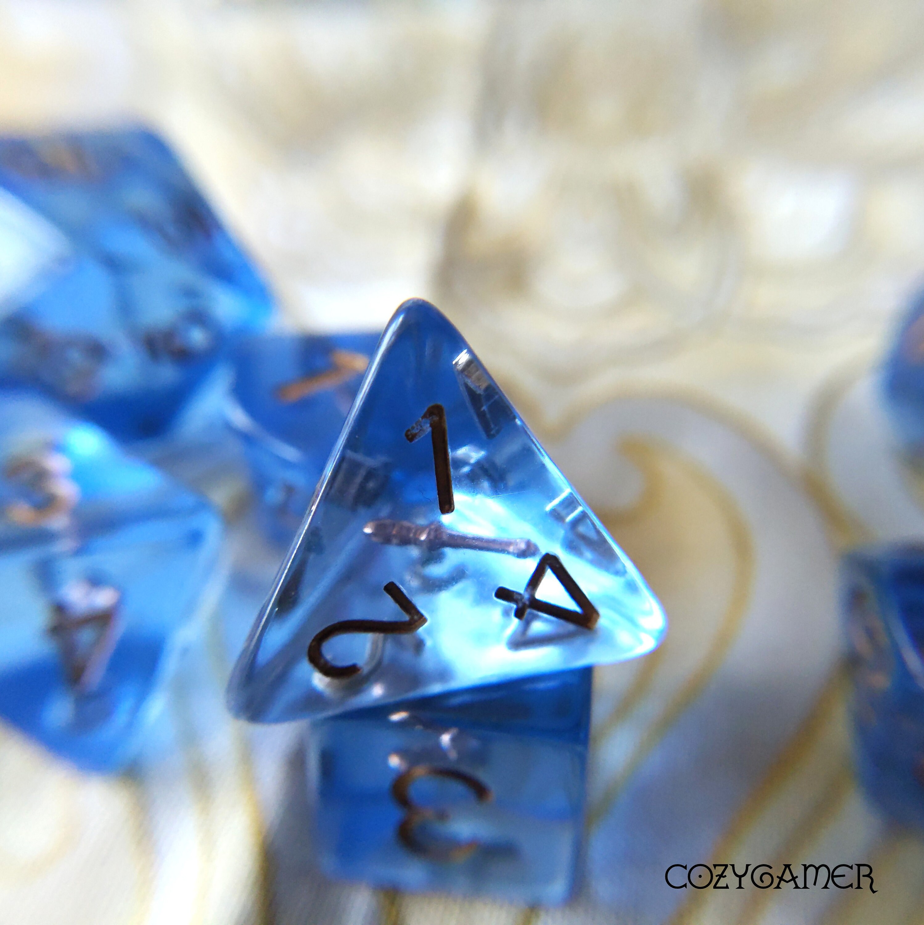 Wizard's Magic Wand DnD Dice Set Polyhedral dice D&D Etsy