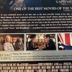 The Iron Lady,Meryl Streep,watched once,excellent condition,pasttimedesign image 5