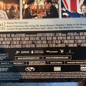 The Iron Lady,Meryl Streep,watched once,excellent condition,pasttimedesign image 6