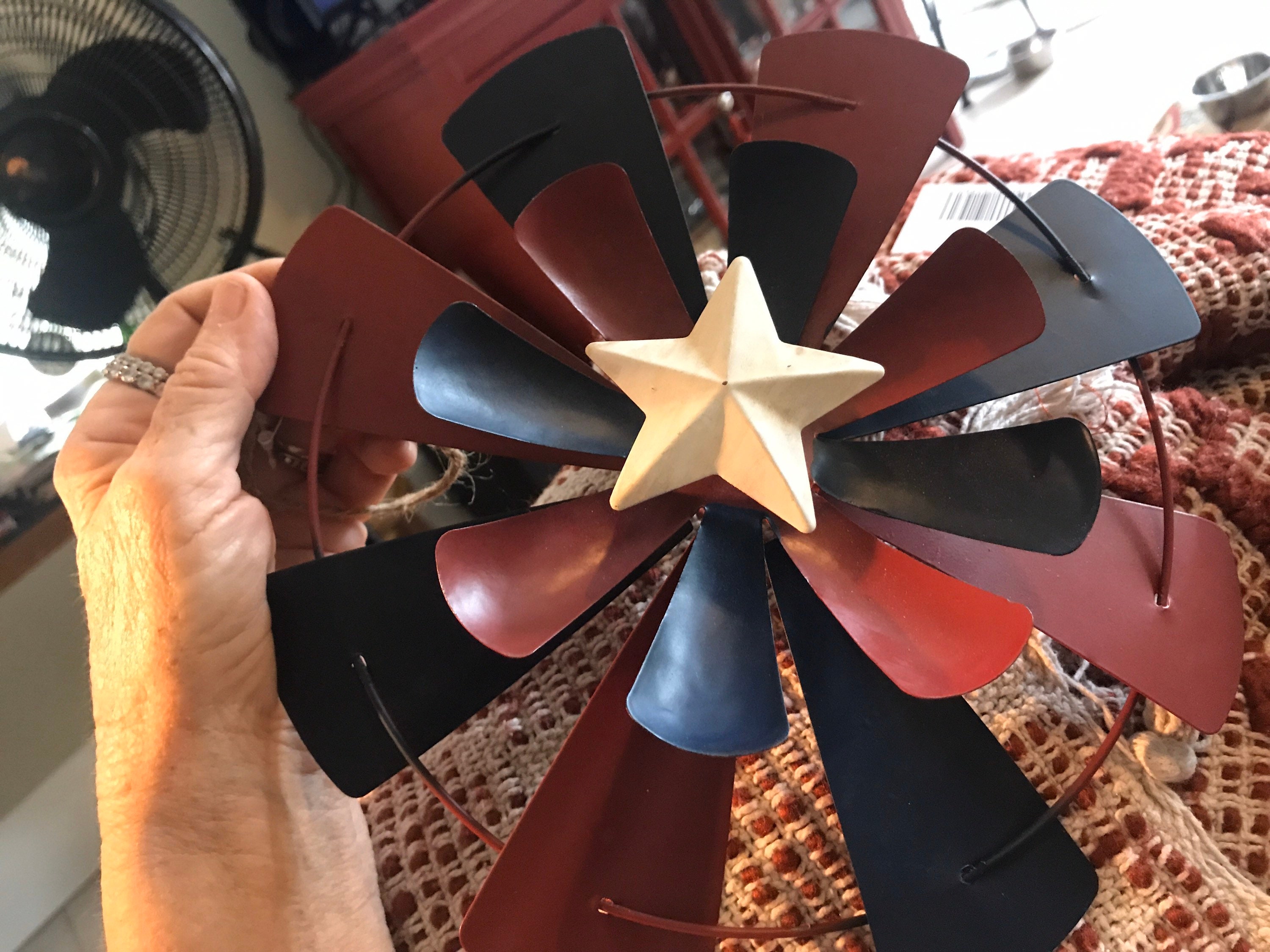 Patriotic red white and blue wind millnew never usedmeasures | Etsy