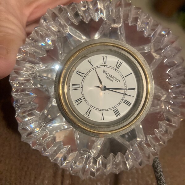 Waterford Crystal Clock Etsy