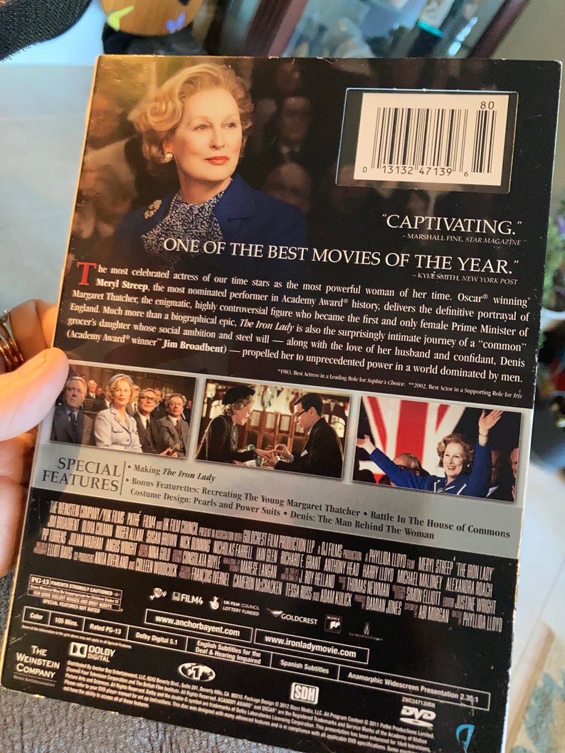 The Iron Lady,Meryl Streep,watched once,excellent condition,pasttimedesign image 8