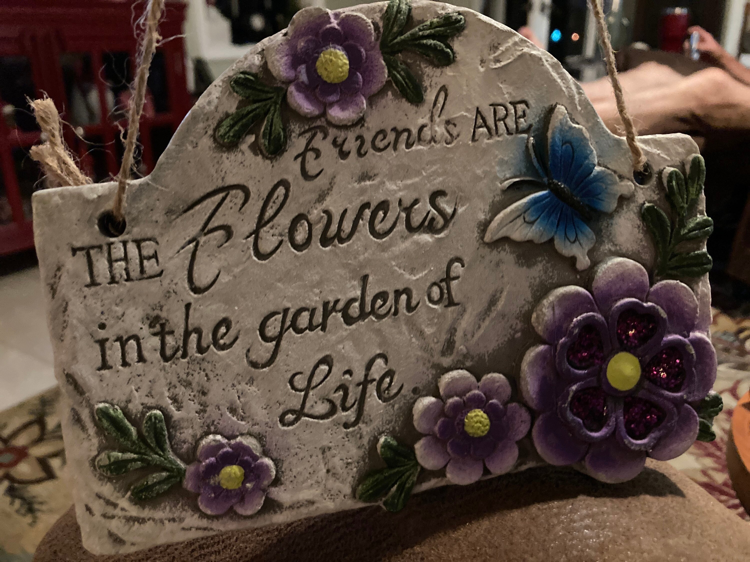 Friends are the flowers in the garden of lifeyard Etsy