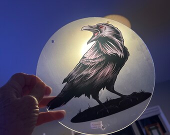 Raven suncatcher