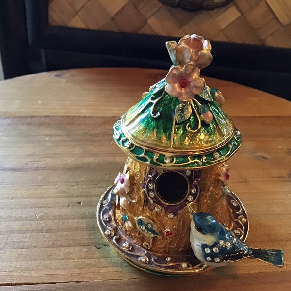 Decorated Bird House Etsy