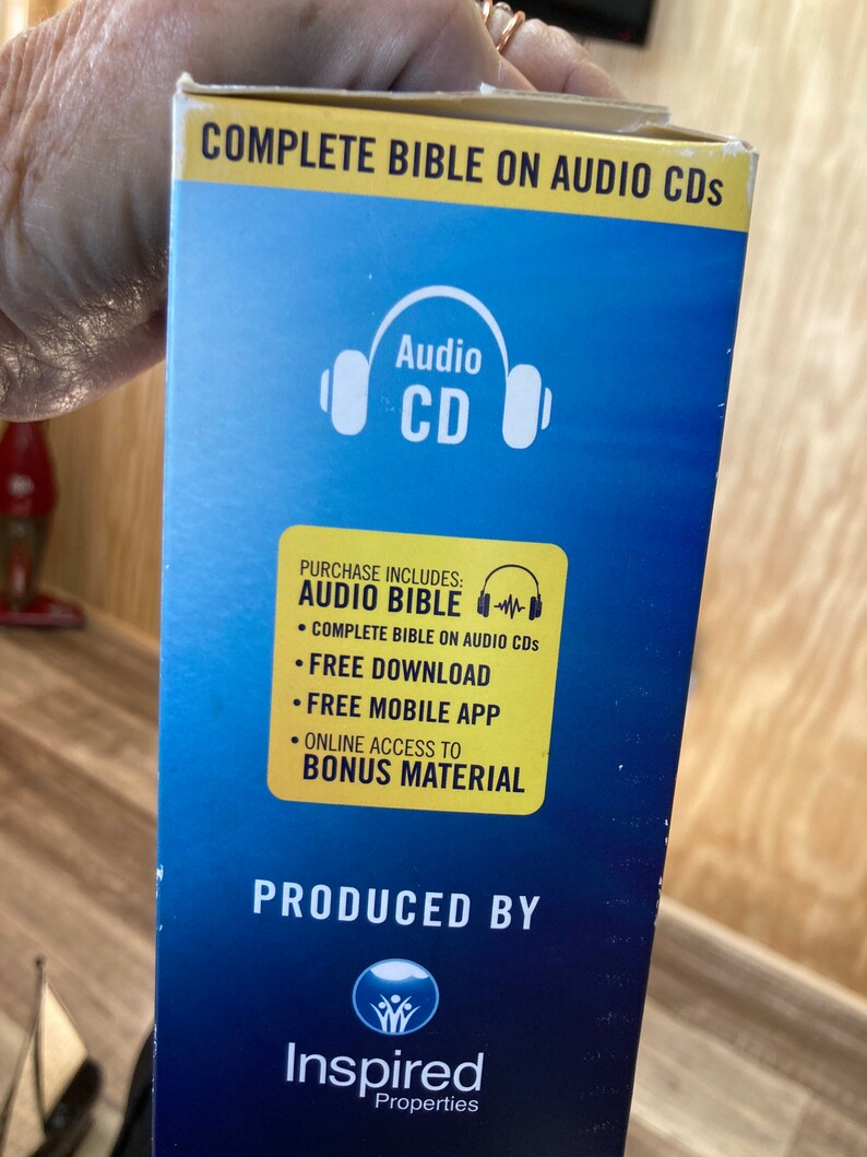 NIV Live a Bible Bible on Audio Etsy