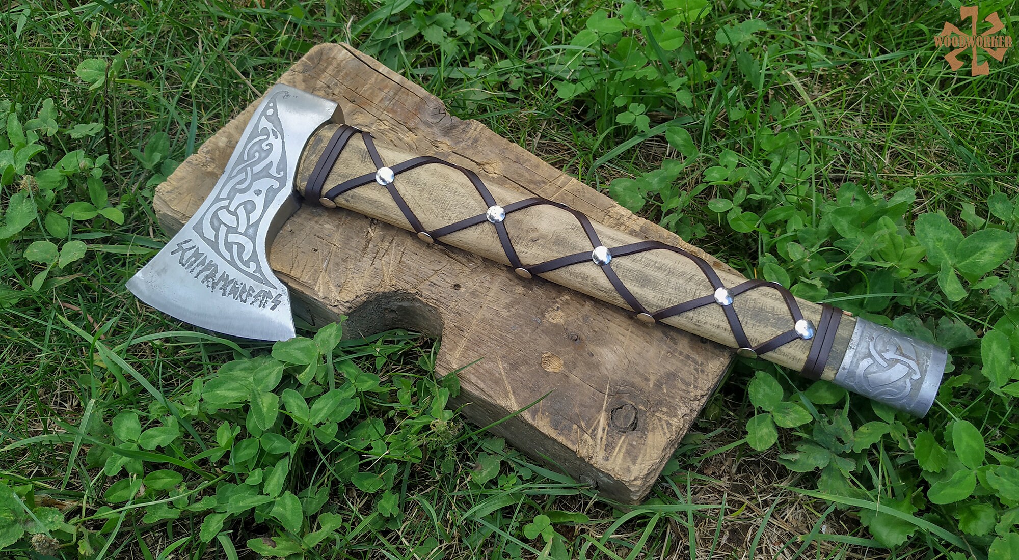 Níðhöggr Malice Striker Viking Axe Throwing Axe Axe With Etsy UK