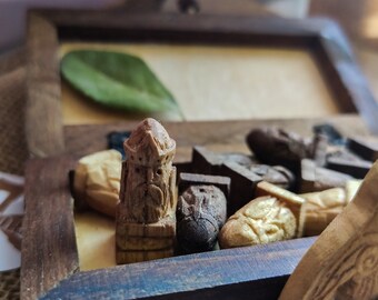 Brandubh Board Game: Handmade Old Irish tafll Set