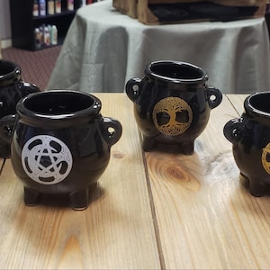 Assorted Ceramic Cauldron Incense Burner