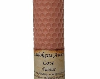 Lailokens Awen Love Beeswax Candle