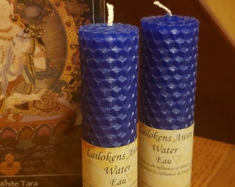 Lailokens Awen Water Beeswax Candle