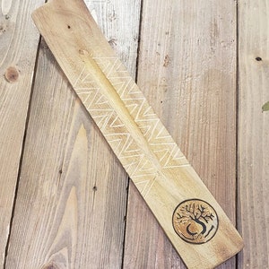 Tree of Life Wooden Incense Burner