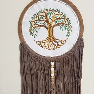 Embroidered Wall Hanging Tree of Life