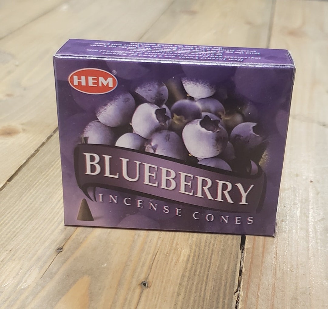 Hem Blueberry Incense Cones Etsy