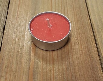 Red Tea Light Candle