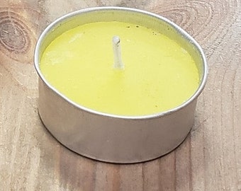 Yellow Tea Light Candle