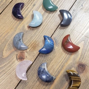 Assorted Gemstone Moons