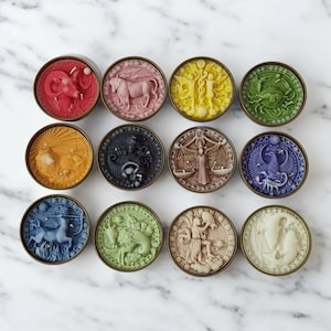 Zodiac Tin Candles