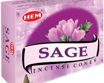 Hem Sage Incense Cones