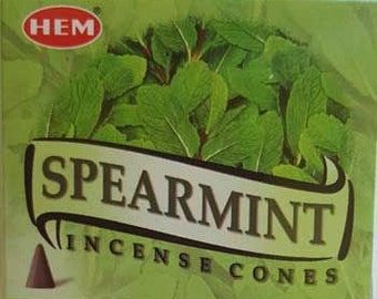 Spearmint Hem Incense Cones