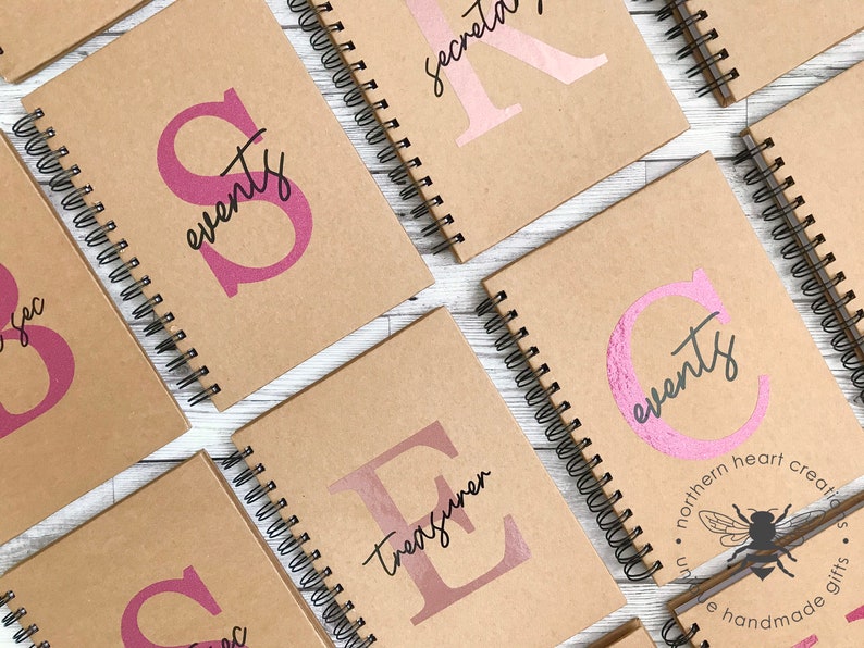 Custom Name & Initial A5 Notebook Journal Stationery Etsy
