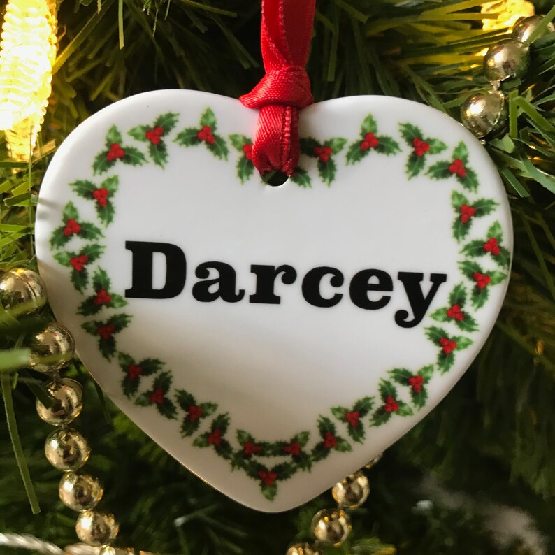 Labrador Retriever Ceramic Heart Christmas Tree Decoration - Etsy UK