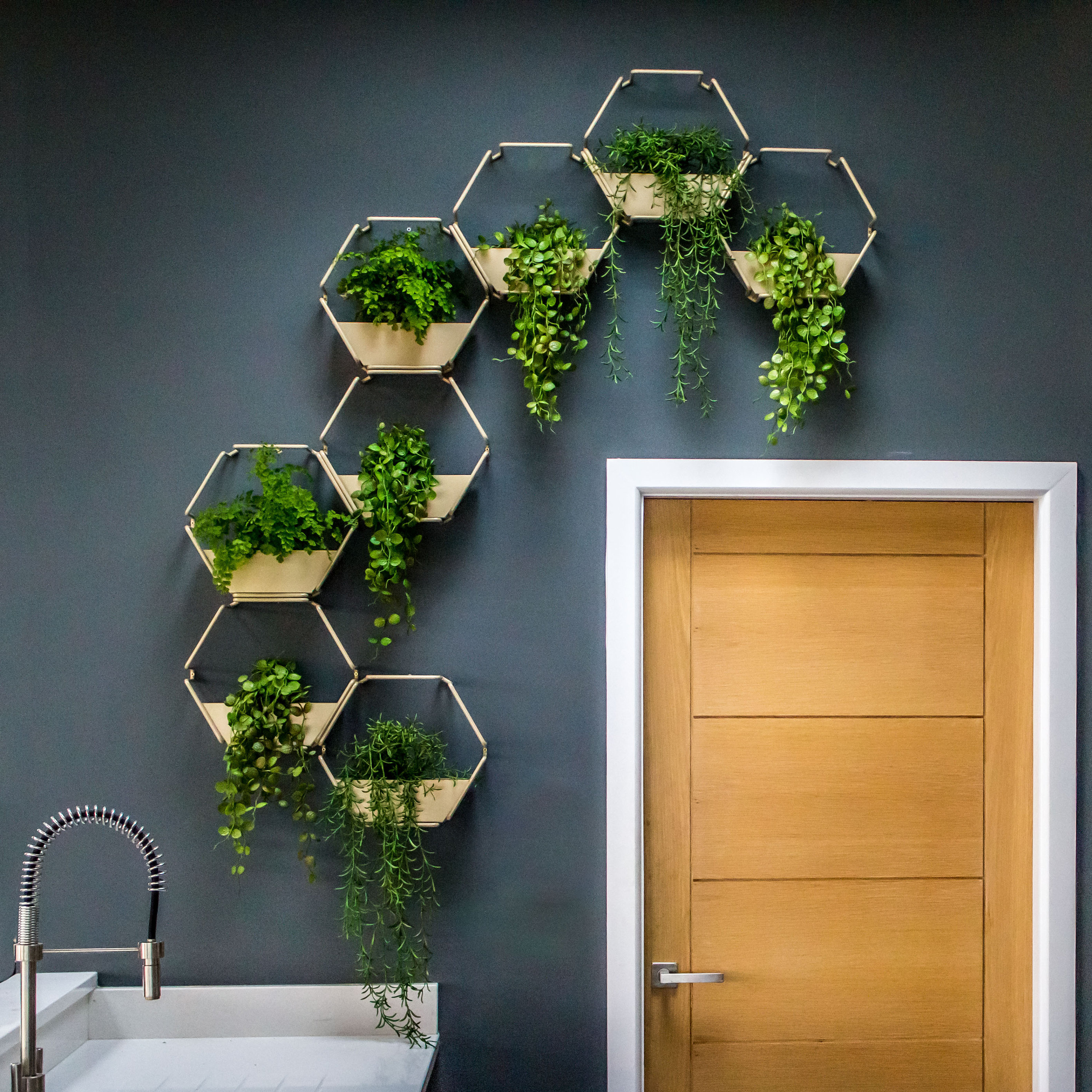 BLACK Indoor Living Wall Herb Garden Wall Planter Etsy UK