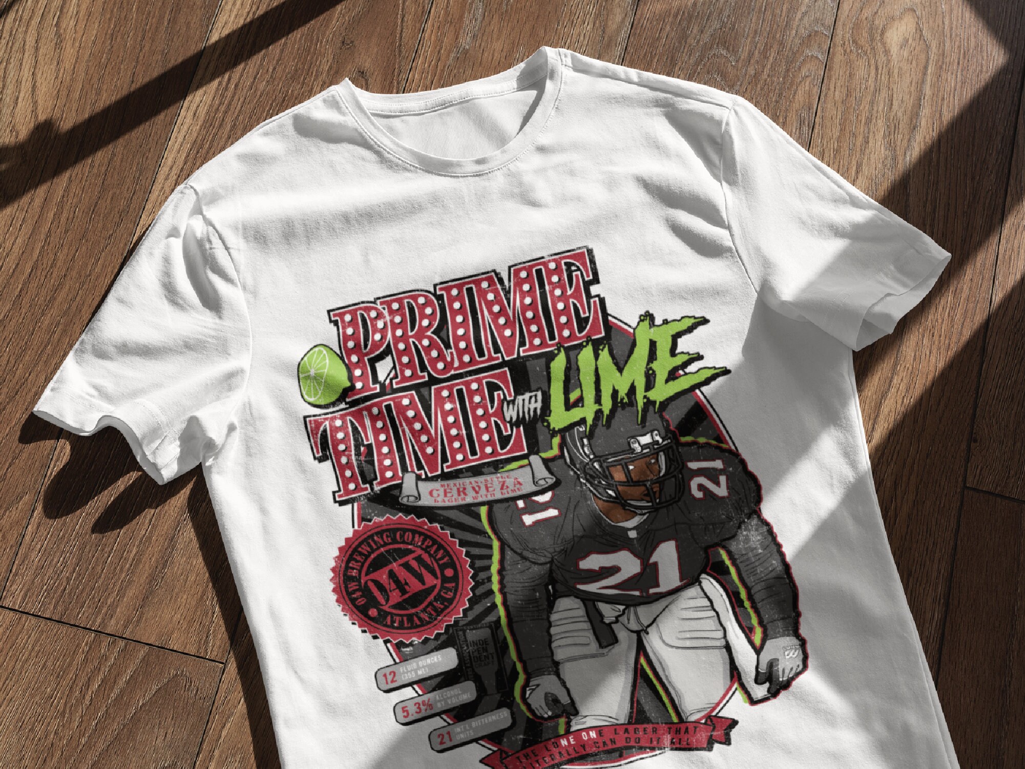 Deion Sanders falcons Fake Craft Beer 