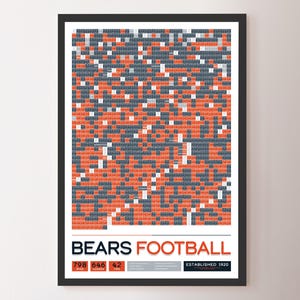 Chicago Bears &quot;Every Game In History&quot; Data Poster