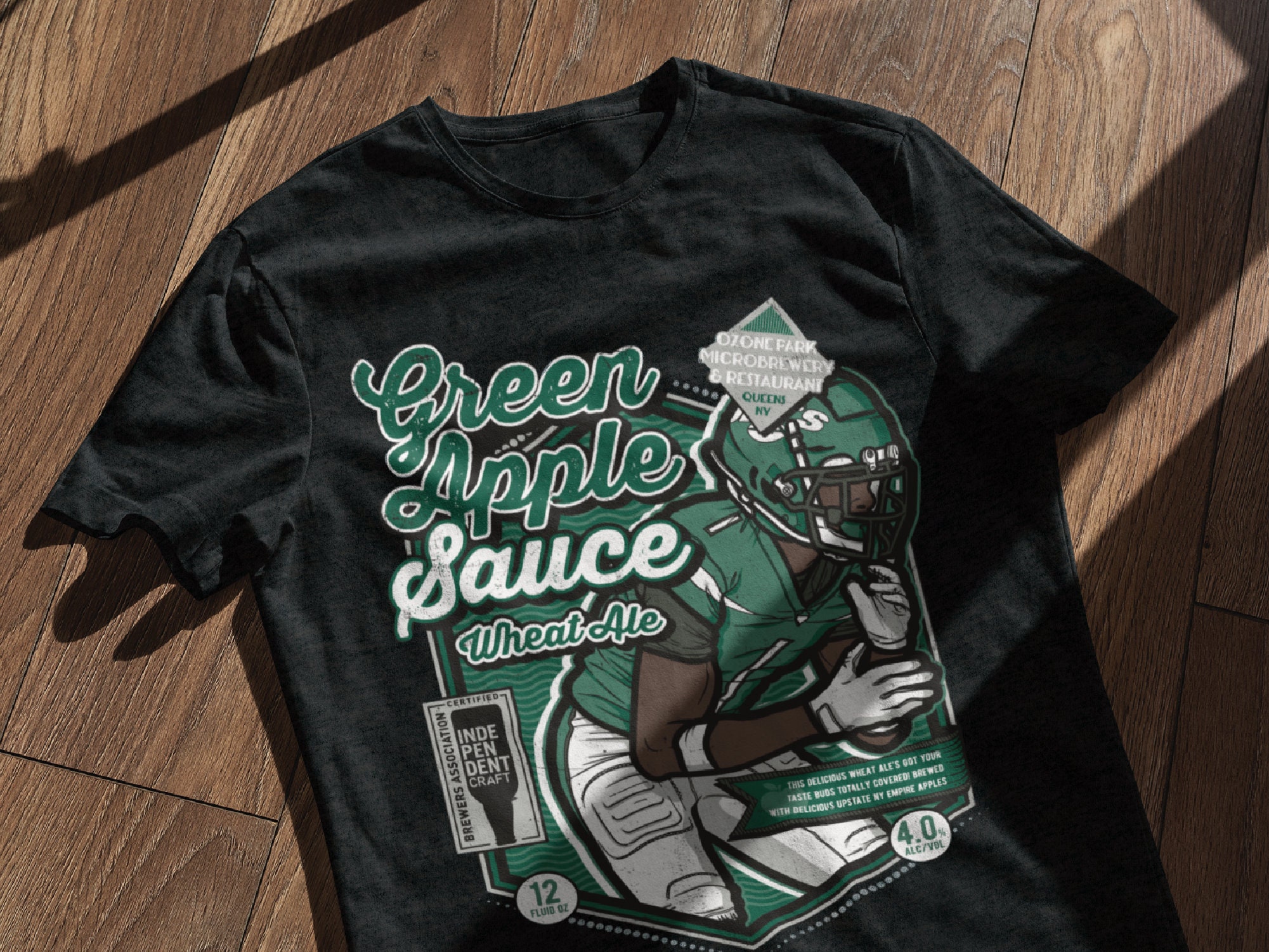 Sauce Gardner jets Fake Craft Beer Label Tshirt Etsy