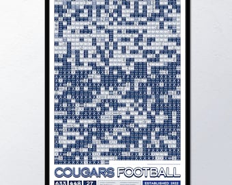 BYU Football "Every Game In History" Data Poster