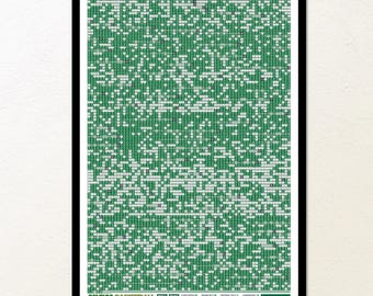 Boston Celtics Alle Wedstrijden Uit De Geschiedenis Muurdecoratie | Moderne Basketbalprint, Sportcadeau