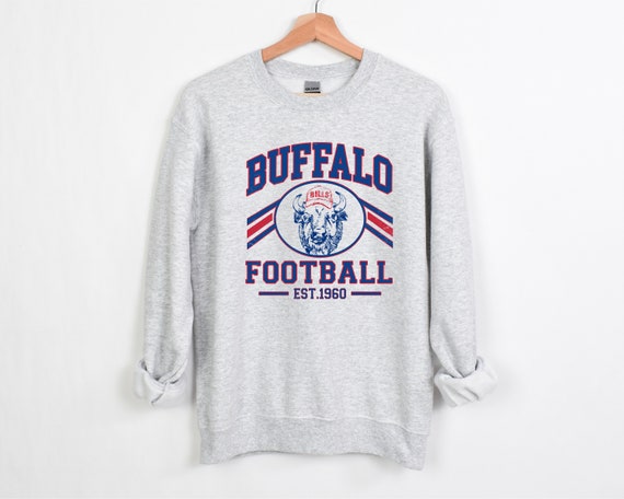 Buffalo Sweatshirt, Retro Buffalo Sweatshirt, Buffalo Football Shirt, Buffalo Shirt, Tan Buffalo Sweatshirt, Buffalo Sweatshirt, Buf Shirt
