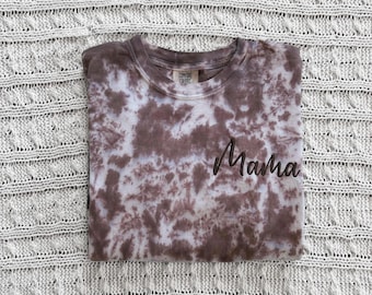 Comfort Colors Tie Dye Shirt, Mama Tie Dye, Tie Dye Crewneck, Women's Tie Dye, Tie Dye, Mama Shirt, Wholesale Tie Dye, Mother's Day Gift
