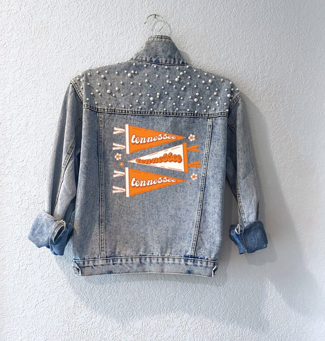 Tennessee Jean Jacket, Tennessee Vols Jacket, Vols Jacket, Tennessee Apparel, Gift for Her
